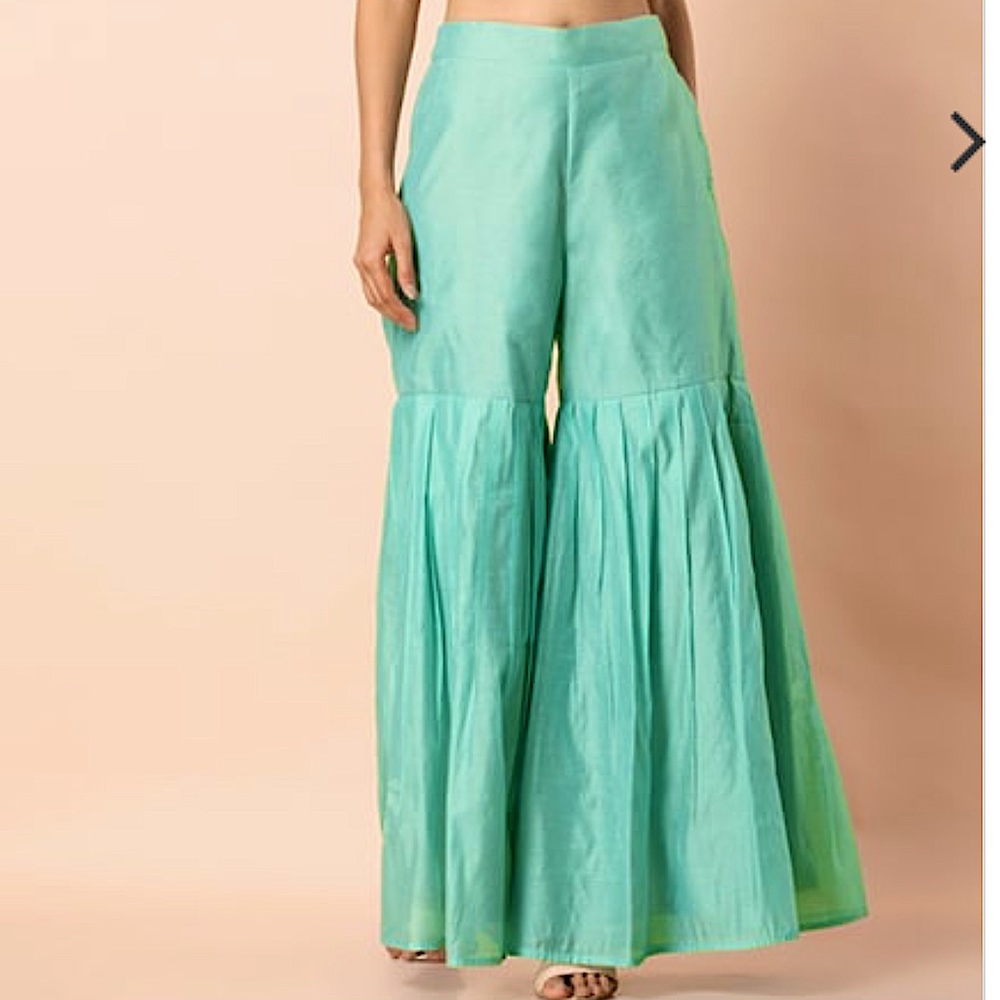 NWT House of Indya sharara pants mint green
